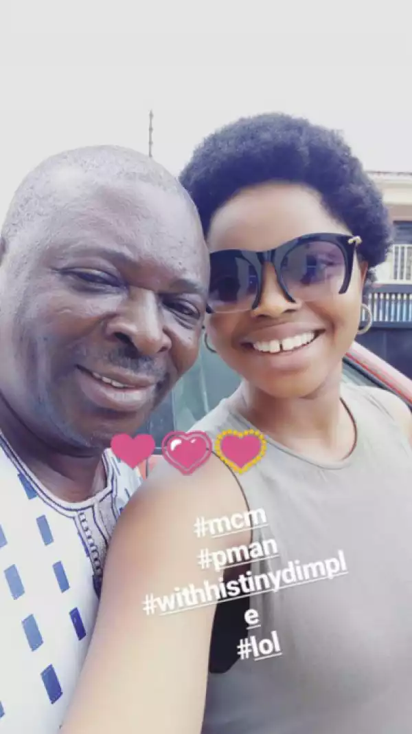 "With His Tiny Dimples": Actress Toyo BabyShows Off Her Father